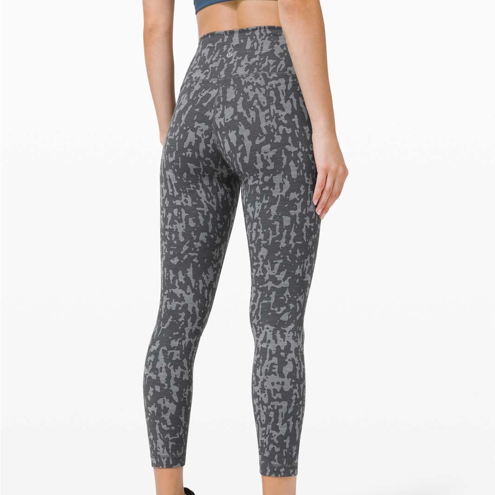 Lululemon Patterned Wunder Train Legging Gem